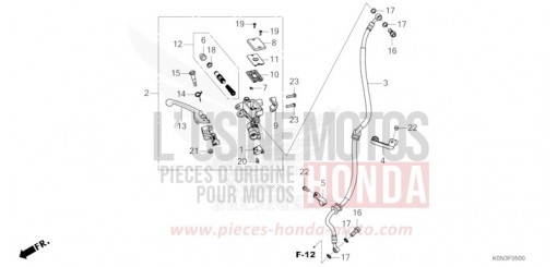 FRONT BRAKE MASTER CYLINDER CBF125MER de 2024